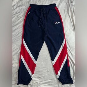 Brand New Fila Navy and Red Athletic Pants